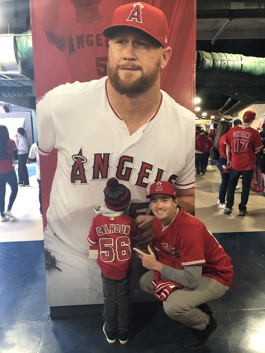 Your little fan! He’s very excited to see you play on our home opening day!  <a href="/KoleCalhoun/">Kole Calhoun</a>