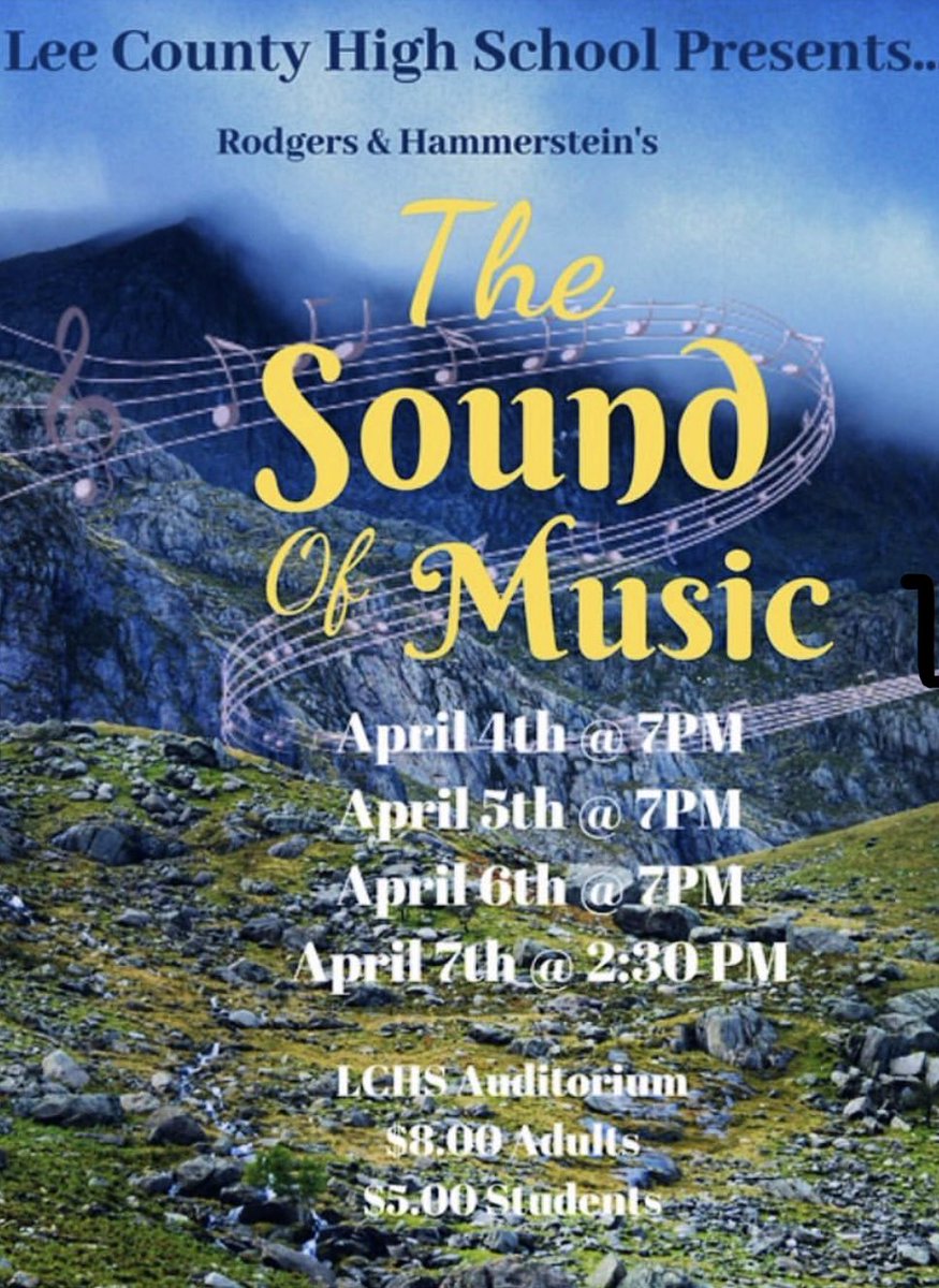 Opening night was such a success! Come see this beautiful show! you won’t regret it! @LCHS_Sanford_NC @leecoschoolsnc #sanfordnc #theatereducation #musiceducation #artsmatter #leecountyfinearts