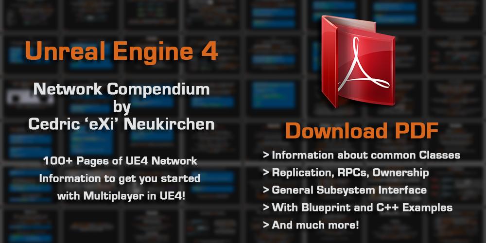 exifrexi's tweet photo. Almost 3 years ago, I released my 'Multiplayer Network Compendium' for @UnrealEngine. It's still existing and widely used by all levels of #UE4 developers to assist them in their deaily multiplayer development. (:
#indiedev #gamedev

You can find it here: https://t.co/PmUJbNDtIc https://t.co/TXjtbzq27A