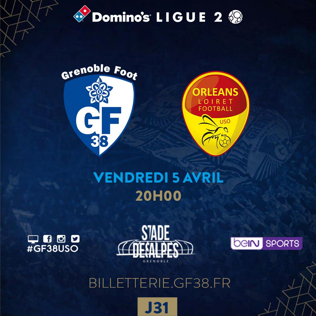 GF38_Officiel's tweet photo. #JourDeMatch vs @US_Orleans #J31 @DominosLigue2
Il y a encore de belles choses à jouer d'ici la fin du championnat et c'est à partir de ce soir au @stadedesalpes
#GOGF38 💙⚪️
#GF38USO https://t.co/5oHE6pdiYz