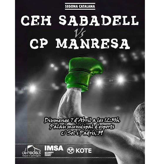 Aquest diumenge a les 12:30h tens una cita al Palau, el nostre primer equip necesita al 6è jugador, us necesita afició! 🎉🤟⚠️
#ForçaCebes #MareaVerda #hoquei #hoqueipatins #okcat #roller #rollerhockey #hockey #sabadell #cehsabadell #ok #2CAT