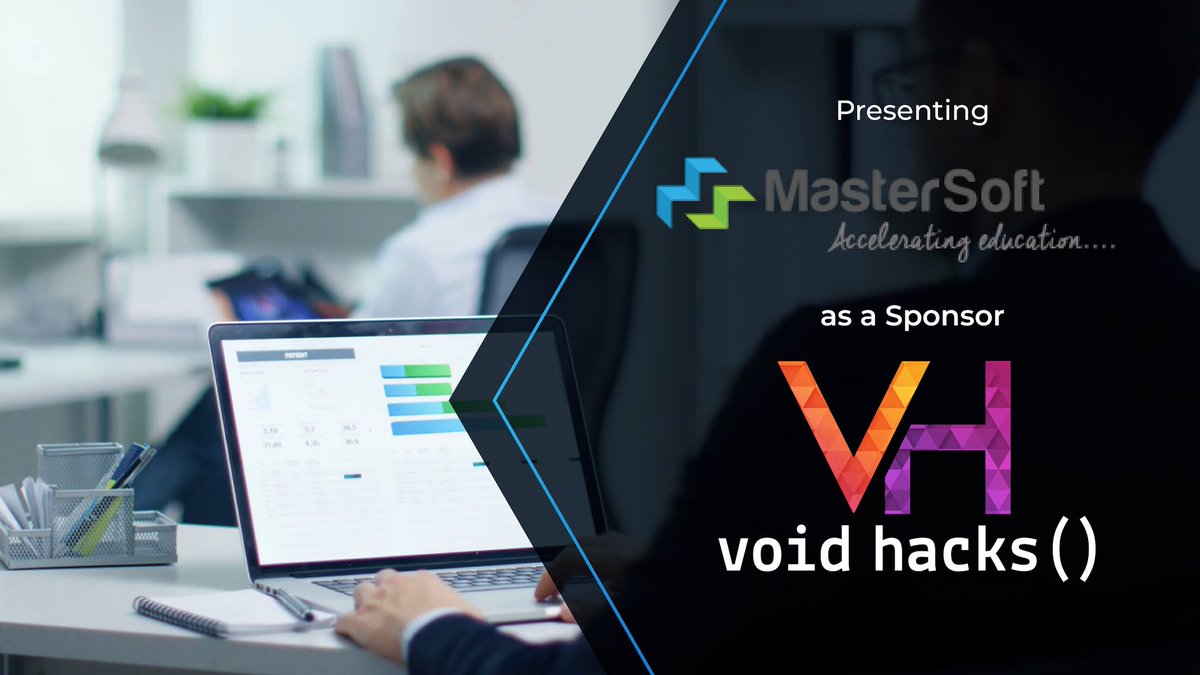 voidhacks20's tweet photo. Hey all,
We are glad to announce that MASTERSOFT is our official sponsor! 😁
Lots of other surprises coming up!! 
Stay tuned! 👩🏻‍💻👨🏻‍💻
#voidhacks #mastersoft #code #hackathon #hack #fintech #coding #programming #technology #innovation #startup #computerscience #programmer #startups https://t.co/CLJf7o3Gzf