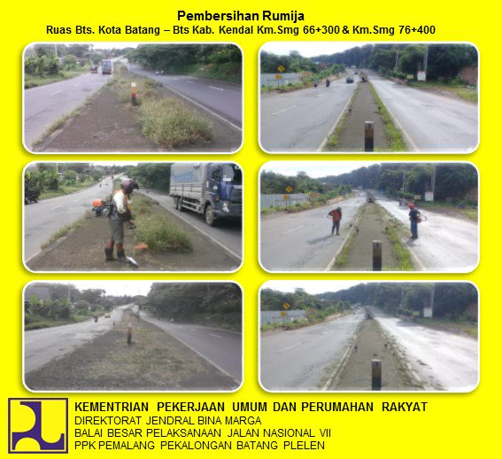 PPK07Plelen's tweet photo. 5/4/2019 : pelaksanaan pekerjaan rutin jalan PPK 1.2 Prov. Jateng (Pemalang-Pekalongan-Batang-Plelen) @ganjarpranowo @infobbpjn7 @dpubmckjateng https://t.co/povC7Y5Ee4