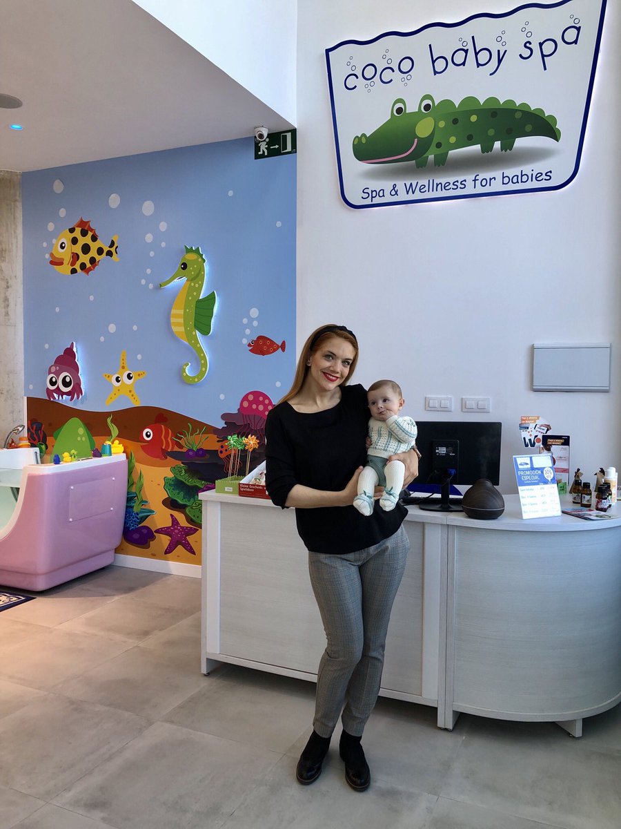 btrapote's tweet photo. Un spa para bebés @CocoBabySpa en #jerezdelafrontera que ayuda a los peques a hacer ejercicio y aliviar los temibles gases y cólicos. Se relajan y disfrutan con la sesión al estar en contacto con los papis. Oliver está encantado con la experiencia ❤️ https://t.co/5twTnfDUYB