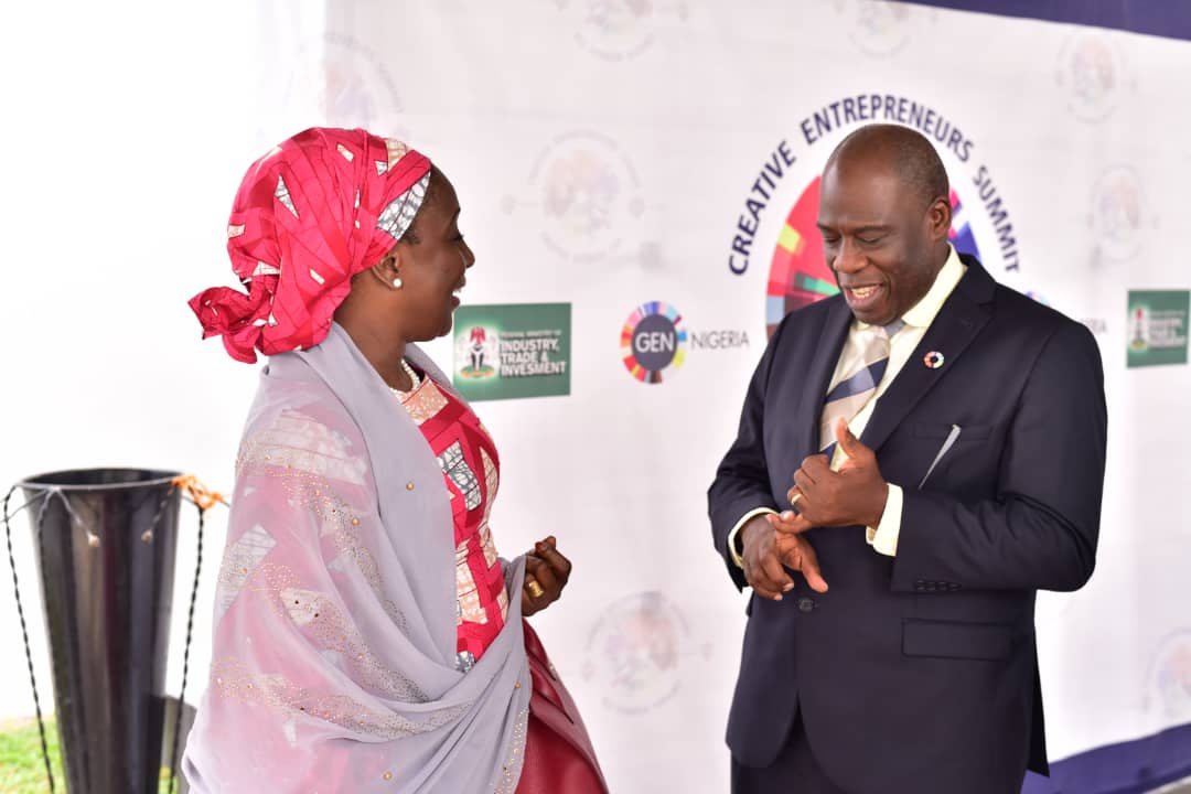 EDC4SME's tweet photo. We still can't get over the awesome day we had learning&amp;discovering how to cash in on creativity. In attendance was Minister of State for Industry, Trade and Investment, Hajia Aisha Abubakar, Director Dr. Bakare, Consul General of the Danish High commission, Mr Per Christensen.. https://t.co/gdFH3UnnmK