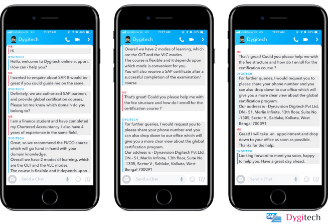 dygitech's tweet photo. #conversations #onlinepresence #supportiveservices #happycustomer #customer #sap #trainingprogram https://t.co/IBpthE8YQa