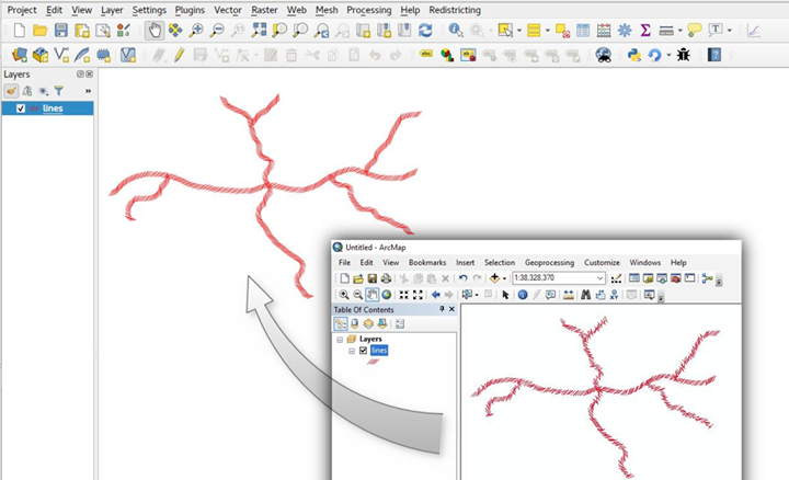 #QGIS 3.8 supporterà gli hash line symbol