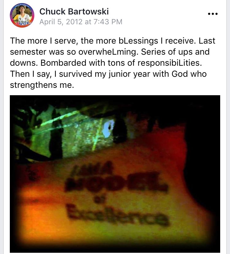 7 years ago, I was marked to be excellent. Now, it became my culture both in the community and in my workplace. #ModelOfExcellence