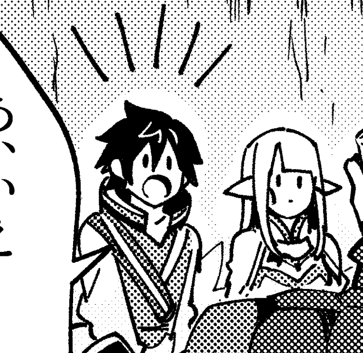 「日本へようこそエルフさん。」第5話が、コミックファイア様にて更新されました。
https://t.co/78vToboixr
ブラウザ上では小さすぎてつぶれてしまうと思いますが、このコマのマリーが地味にお気に入りです。
よろしくお願いいたします!