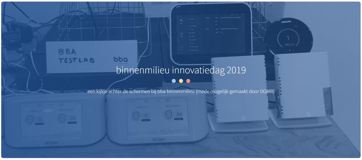 Donderdag 9 mei organiseren wij de eerste binnenmilieu innovatiedag in Den Haag! Wat zijn nu écht vernieuwende ontwikkelingen op binnenmilieugebied? U krijgt een exclusief kijkje achter de schermen. Komt u ook? Programma en aanmelden via de site: ow.ly/aIu550p4K5q