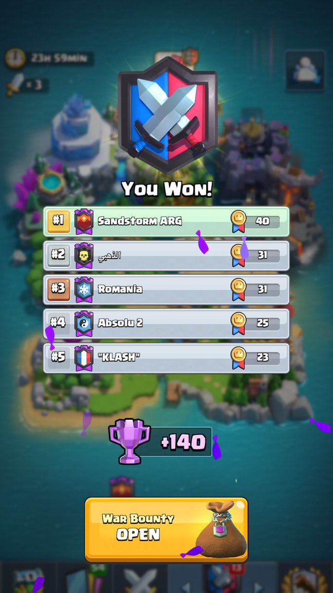 Poco a poco, nuevo record de guerras por el equipo actual.