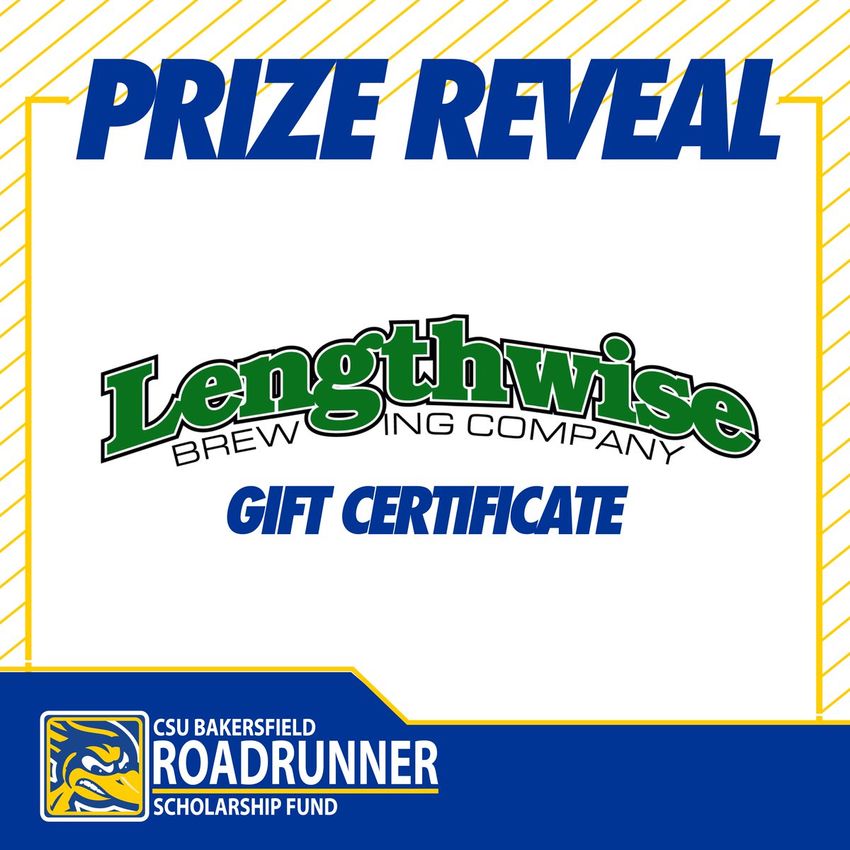 CSUBAthletics's tweet photo. This week’s prize is a Lengthwise Gift Certificate! To enter to win favorite/retweet #RunnerApril posts or donate. The winner is announced on Friday! Don't forget to donate to the Roadrunner Scholarship Fund!
https://t.co/qIPqG3zZ0H
#MantraMonday #OurStory https://t.co/JLnAaPtvVE