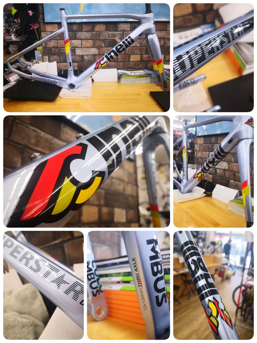 kanzakisenri's tweet image. 【2019 #Cinelli】ご注文頂きました #SUPERSTARDISC #FRAMESET が店着！ひゅ〜…Cool…
#カンザキ千里店