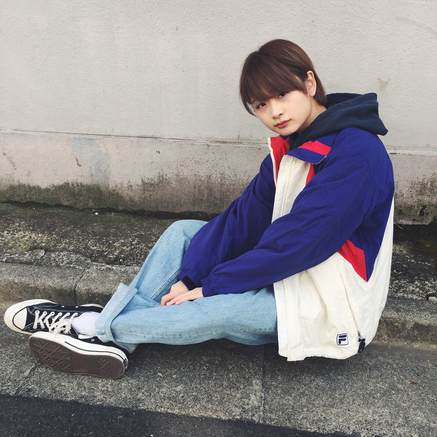 9090 New Arrival Fila Nylon Jacket コーデのアクセントにぴったりのナイロンジャケット 大人気のfilaのロゴがかわいいです Price 6 780 詳細はこちら T Co T8agwsci90 セール 古着 韓国コーデ Used Furuzyo T