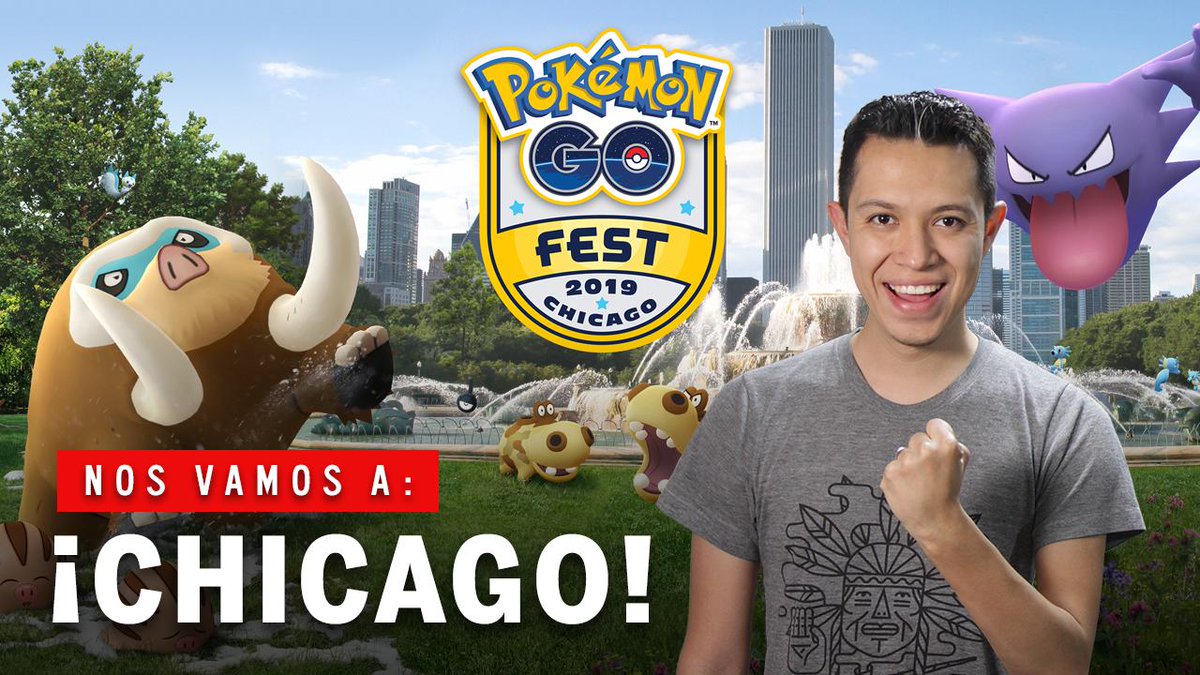 s0noroman's tweet photo. 🔥 ¡Nuevo video! Este verano #Amorita y yo nos vamos al #GOFest de Chicago. Además les muestro los Pokémon de #CommunityDay: https://t.co/7Prq3xwQnM
👉 Denle RT y suscríbanse al canal: https://t.co/YtBKDter6U
#PokémonGO #GOFest2019 #SummerOfGO https://t.co/dxp1ktDBOt