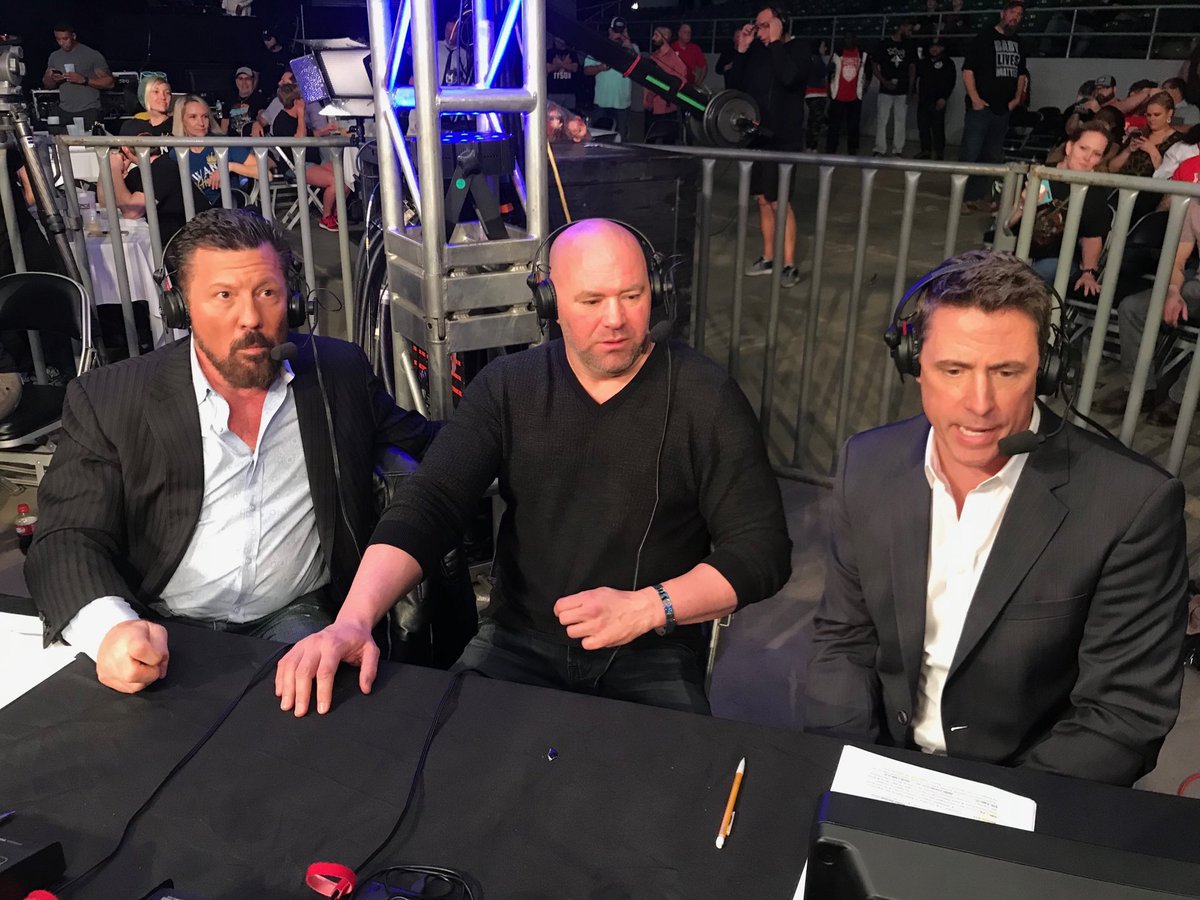 LFAfighting's tweet photo. We love having #UFC President @DanaWhite at @LFAfighting events.
He picked a great show to come to at #LFA63 in #Belton, #Texas. Every fight delivered from start to finish!
#MMA
#LFANation
@BellCountyExpo https://t.co/5LnhPm44PQ