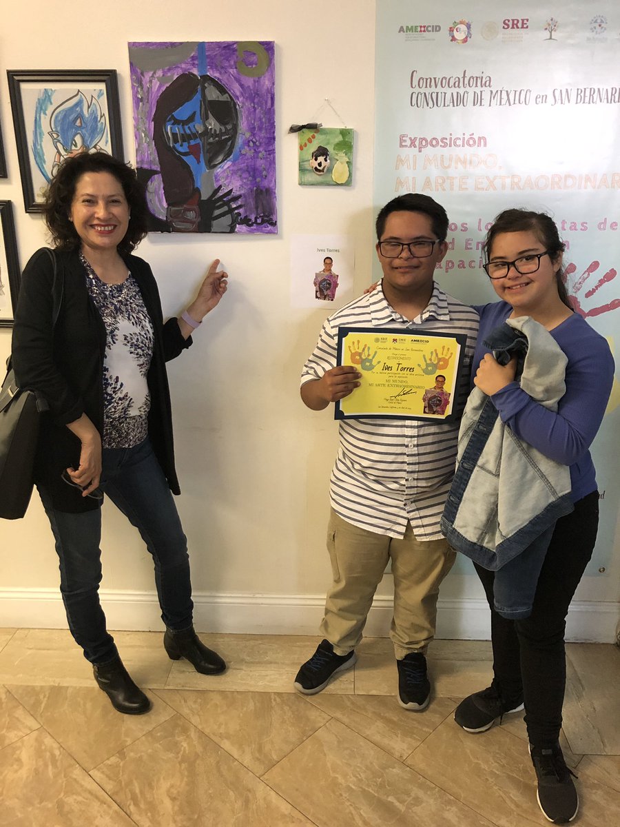 Isamonga's tweet image. Primera exposición de arte en el consulado de México,  de muchas que vendrán ❤️❤️❤️👍🏼👍🏼👍🏼