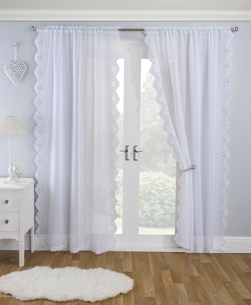 Net_Curtains's tweet photo. These lovely broiderie anglaise edged voiles are so fresh and summery, perfect for brightening things up this Spring!

Shop our huge range of voile panels here: https://t.co/eLjCBk3hFl https://t.co/VBpmw2G3fx