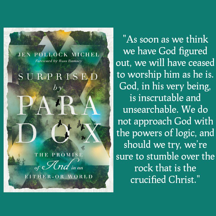 nitoygonzales's tweet image. "God, in his very being, is inscrutable and unsearchable. We do not approach God with the powers of logic, and should we try, we’re sure to stumble over the rock that is the crucified Christ."
-- @Jenpmichel, #SurprisedByParadox @ivpress