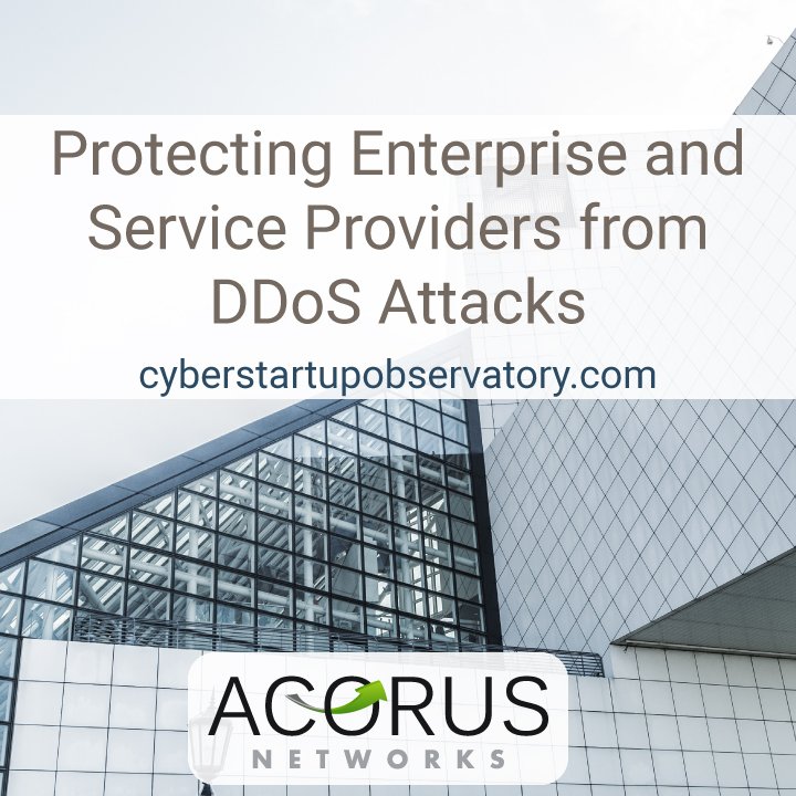 CyberSecOb's tweet image. Protecting Enterprises and Service Providers from DDoS Attacks
 cyberstartupobservatory.com/protecting-ent…
 @acorusnetworks 
 Cyberstartupobservatory.com
 #CyberSecurity #InfoSec #CyberStartupObservatory