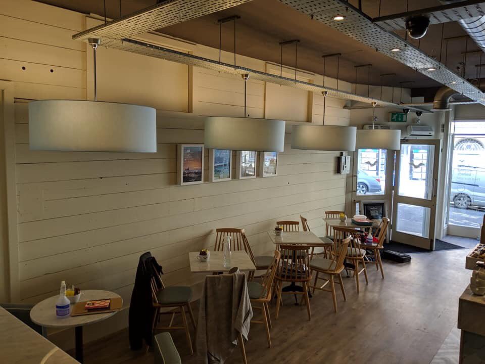 colyelectrical's tweet photo. Cornish Bakery #LymeRegis #Devon refurbishment new counter lights and electrics https://t.co/6xZv0gx7KG
