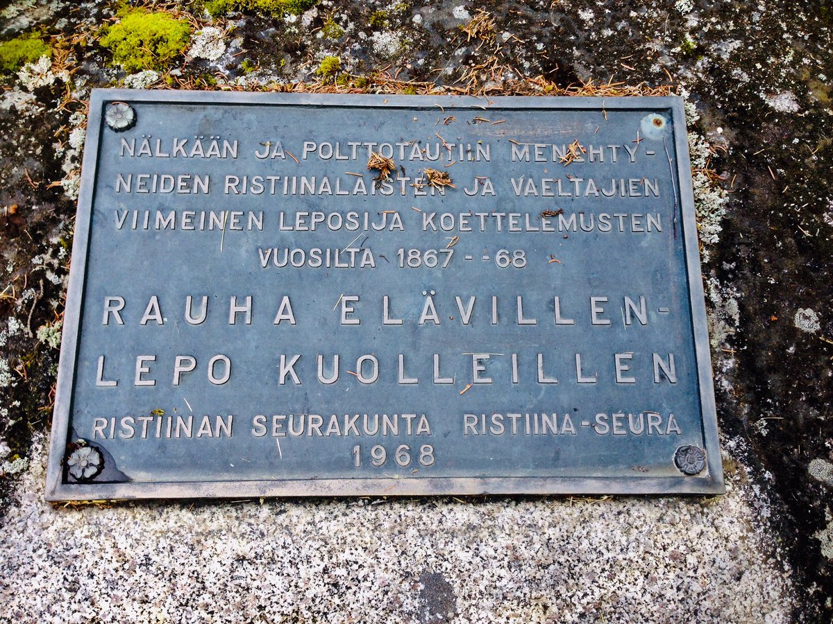 Finnish Famine Memorials tweet media