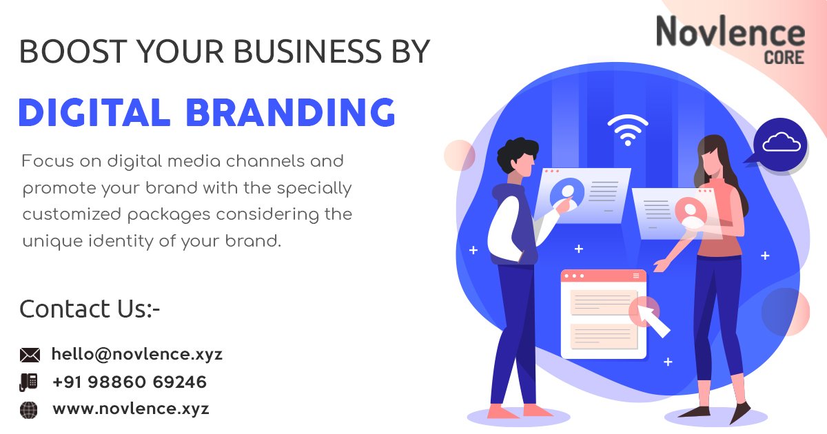 novlence's tweet photo. Focus on digital media channels and promote your brand with the specially customized packages considering the unique identity of your brand.
Phone No.- +91-9886069246
#branding #Promote #appdesign #interface #designinspiration #behance #web #html #css #designer #uitrends https://t.co/AAVlcDRLXy