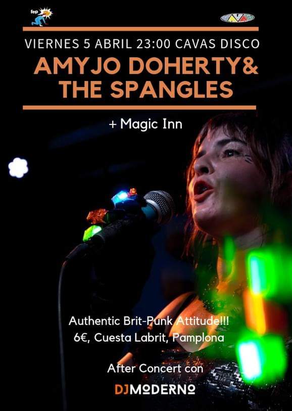 FepProducciones's tweet photo. Hoy Viernes 5 @Amyjodoh, #MagicInn y @DjModerno Sarao de los grandes en el #cavas de Pamplona. No te lo pierdas @Pamplonaactual @FerminmusicPamp @revistaelmono @Pamplonacultura @ https://t.co/V72zgAHqO6