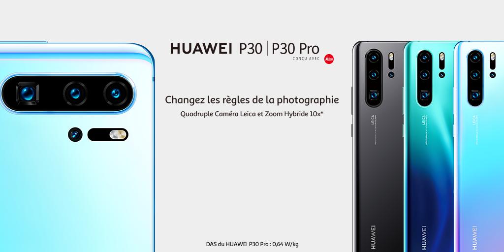 Craquez pour les #HuaweiP30 et #HuaweiP30Pro disponibles dès aujourd'hui ➡️ bit.ly/AuchanHuaweiP30 ❗️
🎁 Pour tenter de gagner votre #P30Pro et sa protection Folio, RT &amp; Follow <a href="/AUCHAN_France/">Auchan</a>
Fin du jeu le 14/04/19, règlement : bit.ly/AuCRHP30tw
#Concours #EtLaVieChange