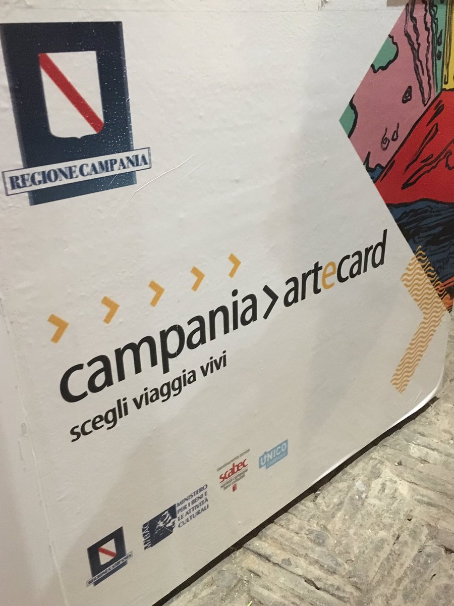 #5aprile #artecard vi aspetta anche oggi a <a href="/CastelSantElmo/">Castel Sant'Elmo</a>, presso <a href="/NCL_info/">Napoli Città Libro</a>, con tanti imperdibili sconti! Ci vediamo allo stand S39 
#napolicittalibro #CampaniArtecard #napoli