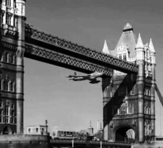 TangmereTower's tweet photo. #OTD 51 years ago #AlanPollock left RAF #Tangmere to protest with the infamous London Bridge incident. #neverforget @MuseumTangmere https://t.co/IwTy2fU1hu
