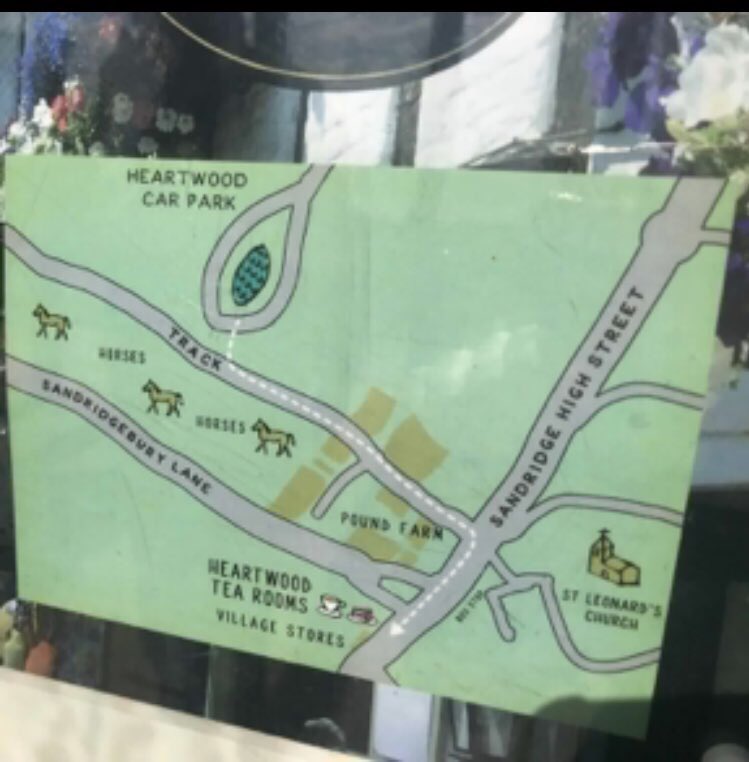 In case you are visiting #HeartwoodForest this weekend and not sure where we are yet, this drawing offers directions. 

Our summer opening times are now in full effect, that’s 9-5, seven days a week. 

Can’t wait to see you all.