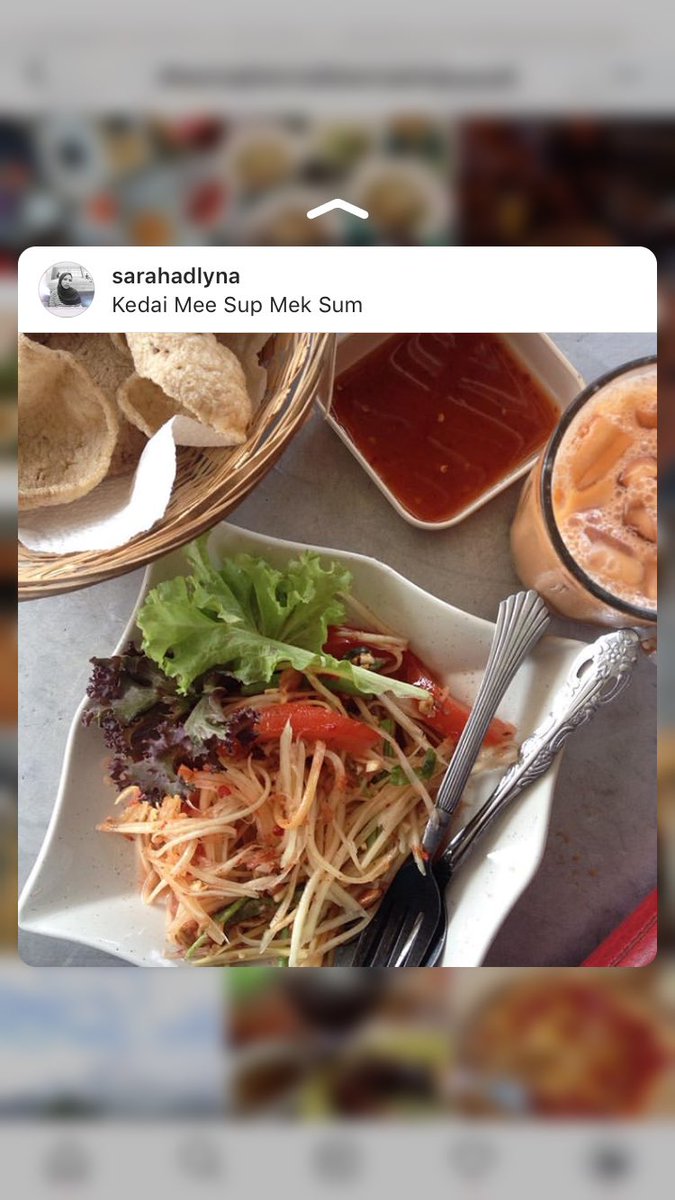 Mee Sup Meksom / Mee Sup Kolam - Korang waze je Darul Syifa Kuala Ibai (lunch)Mee sup & somtam dia yakmat jadi dokleh buat gura maknenye saknim.  #TernakLemakBersamaSaroh