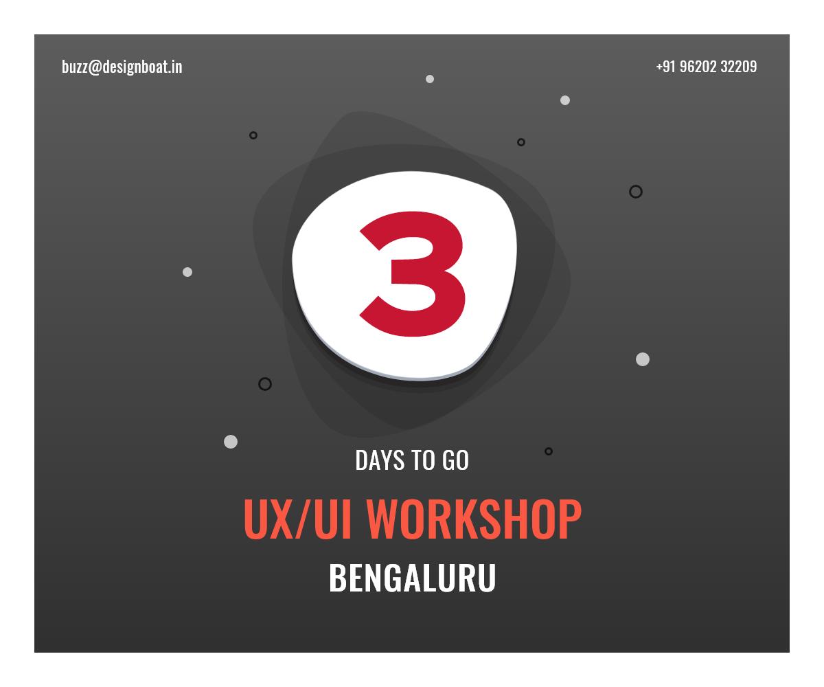 Design_Boat's tweet photo. Buckle up Bangaloreans, only 3 days to go for the show ⏳

Register to book your seat now:

https://t.co/Vh5s48uudl

#uxuidesign #workshop #democlass #bangalore #uxui #uiworkshop #uxworkshop #designlearning #designcareer https://t.co/LiSwuW1DlO