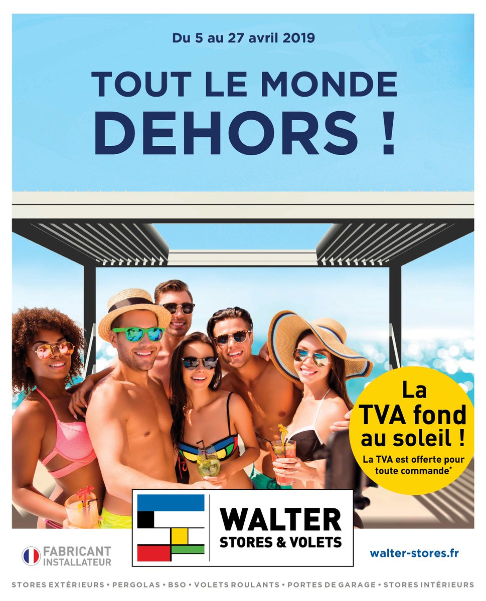 WalterStores's tweet photo. Profitez de la #TVA #OFFERTE* pour équiper votre #habitation en #Pergola #BioClimatique, #Stores #Extérieurs &amp; #Intérieurs, #Volets #Roulants, #Brise #Soleil #Orientables &amp; #Portes de #Garage § 
*Voir conditions en magasin (hors magasin de Fillinges) https://t.co/lktGnnDARY