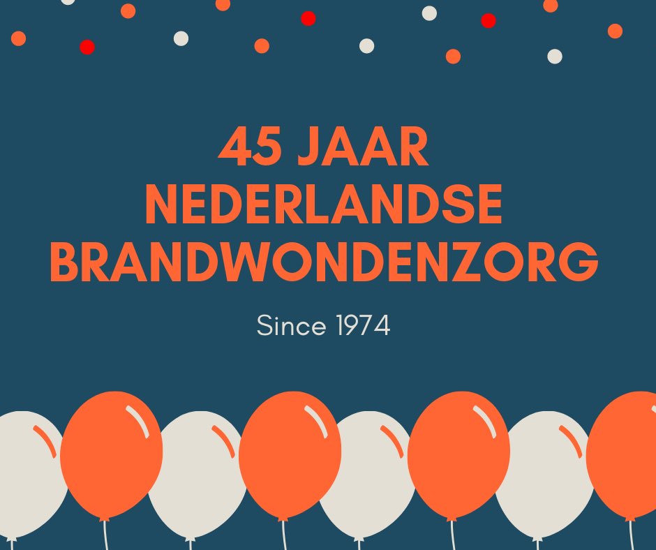 Vandaag vieren wij feest, want de Nederlandse Vereniging voor Brandwondenzorg (NVBZ) viert haar 45-jarig jubileum! Al sinds 1974 zetten toegewijde professionals zich iedere dag weer in voor de brandwondenzorg. En wat is er veel bereikt! Lees meer via: brandwondenzorg.nl/45-jaar-nederl…