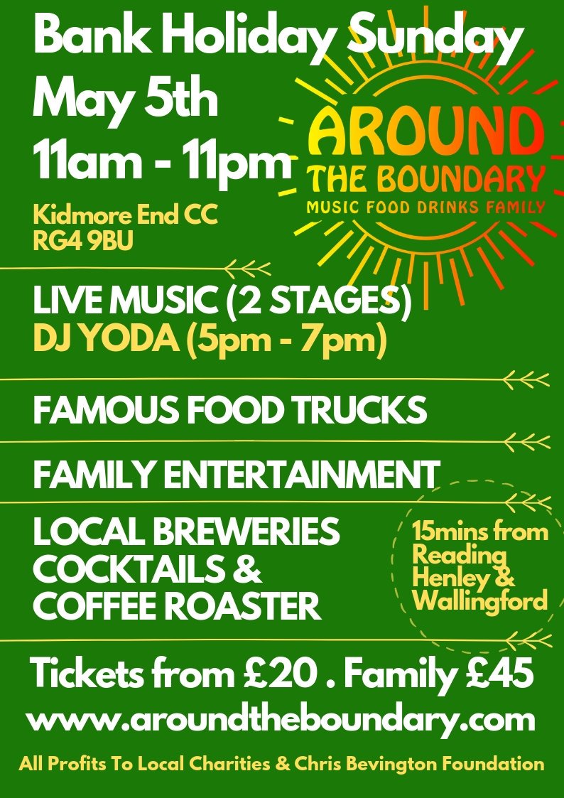 Tickets going fast, don't miss out! <a href="/DJYodaUK/">DJ Yoda 🎧</a> <a href="/flashheartmusic/">Flash Heart</a> <a href="/MrHobbsGin/">Mr Hobbs Gin</a> <a href="/laithwaites/">Laithwaites</a> <a href="/bulletbarsilver/">Silver Bullet Bar</a> <a href="/Lovibonds/">Lovibonds Brewery</a> @westberksbrew <a href="/theduppyshare/">The Duppy Share</a> <a href="/TheBowlerUK/">Jez Felwick</a> <a href="/FundiPizza/">Fundi Pizza</a> @nearlyunsoc #charity #beer #livemusic #family #festival
