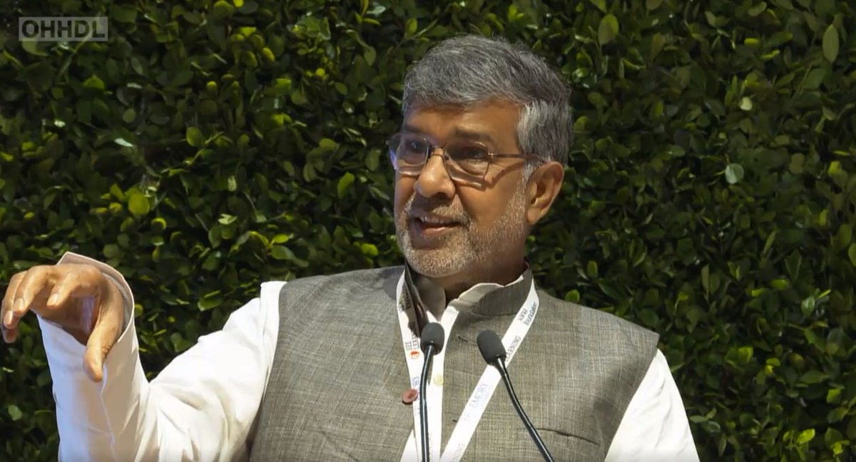 VOT_Tibetan's tweet photo. Don't just teach compassion, learn compassion from children. Inculcate compassion in business, inculcate compassion in politics. #KailashSatyarthi #NobelPeaceLaureate at the global launch of #SEElearning curriculum https://t.co/tz84RznqoA