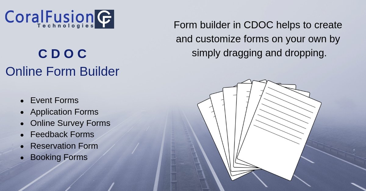 fusion_coral's tweet image. Form Builder in CDOC helps to create and customise forms on your own by simply dragging and dropping. Know more coralfusion.com/formbuilder.ht…
#OnlineFormBuilder