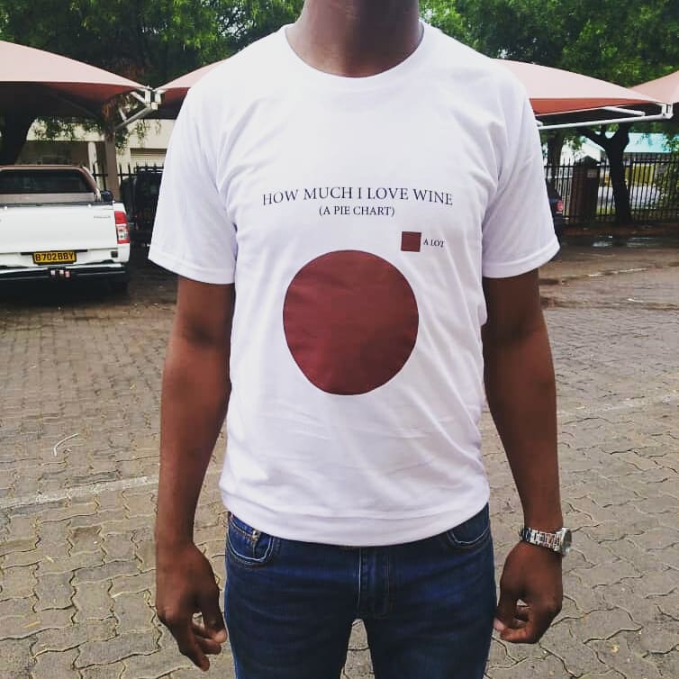 GoitseThipe's tweet photo. A happy customer rocking the "How much I love wine" t-shirt from @Mofinebw ❤😍 to get yours contact 74671235 or dm ❤only P200 #GirlTalkZA #GirlTalkBw https://t.co/0weswRK4CV