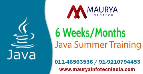 minfisolution's tweet image. 6 Weeks #JavaSummerTraining @mauryamit24 in #New_Delhi
for free demo Call us - +91-9210794453
mauryainfotechindia.com
#Javatraining #JobAssistance #ItTraining #Javacourse #Javadeveloper #Javaclasses