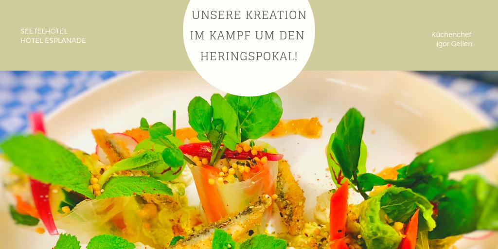 Von wegen Arme-Leute-Essen! Mit dieser wunderschönen Kreation nehmen wir am diesjährigen Wettbewerb um den Heringspokal auf #Usedom teil.