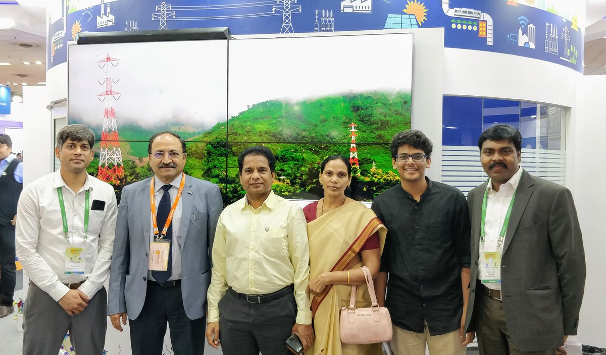 KEC_Intl's tweet photo. It was a pleasure interacting with Sri Y. Adam, Director - Grid & Transmission Management, Andhra Pradesh Transmission Corporation Ltd. (#APTRANSCO) at the KEC stall at #GRIDTECH2019. @pgcilindia
#KECatGRIDTECH https://t.co/qcrPWJ4wyd