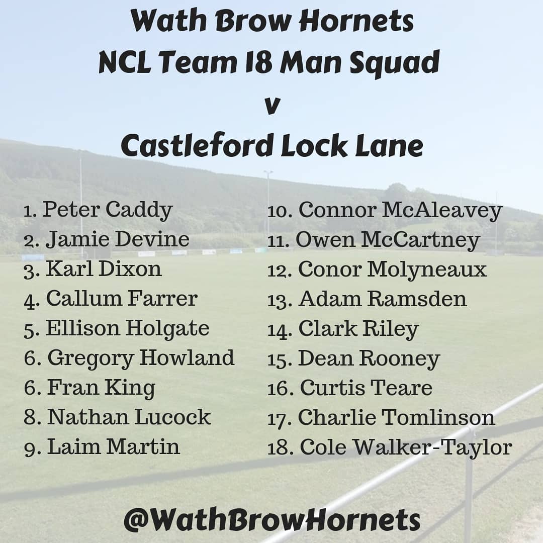WathBrowHornets's tweet image. Tomorrow both our teams are AWAY.
NCL Team are off to Castleford Lock Lane whilst our CARLA Team are away to Maryport.
Both 2.30pm KOs