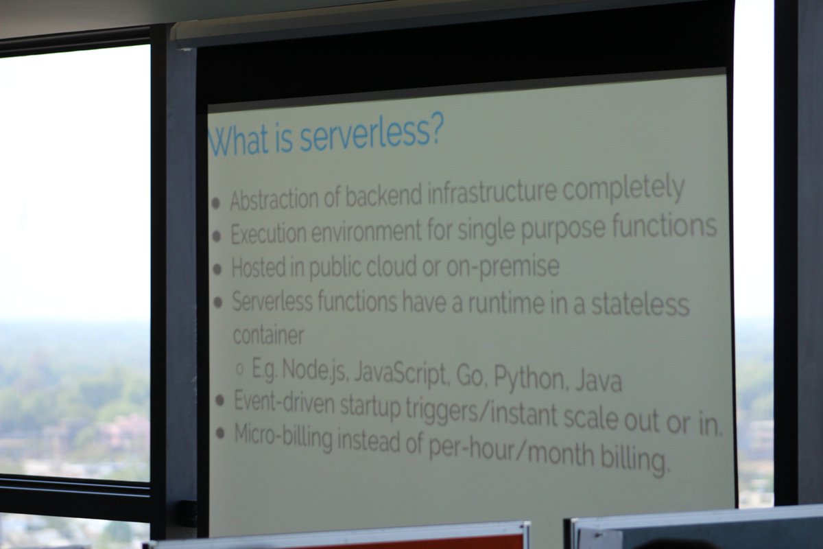 BacancyTech's tweet image. We at bacancy love our weekly #Training &amp;amp; #Development sessions to our curious minds. Here is a quick glimpse- A similar training session by Mr. Rajiv Mehta on #ServerlessTechnology it was like always very insightful with some very interesting learning sections.