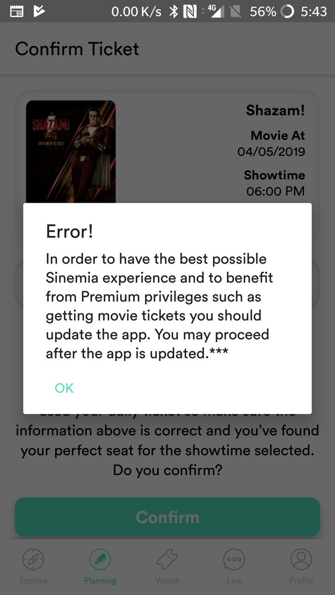 Sensibill's tweet photo. @SinemiaSupport my app is updated and this is the first error I am getting. This is terrible service. https://t.co/TU2R1VWr6Y