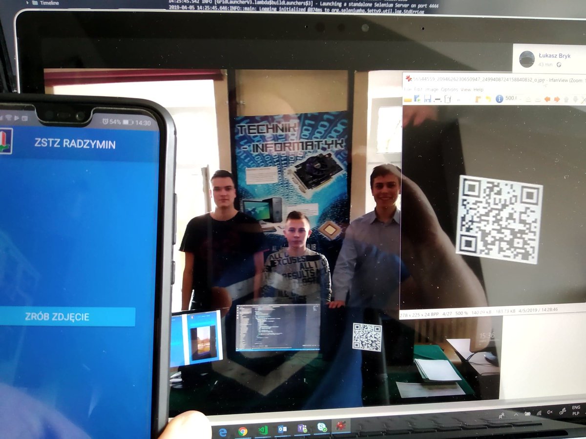 Incredible technology🤯You can have someone's app downloading it from a photo (without Google Play or App Store). I'm very proud of the guys from Radzymin school (and <a href="/GDGRadzymin/">GDG Radzymin</a>  members). <a href="/NativeScript/">NativeScript</a>