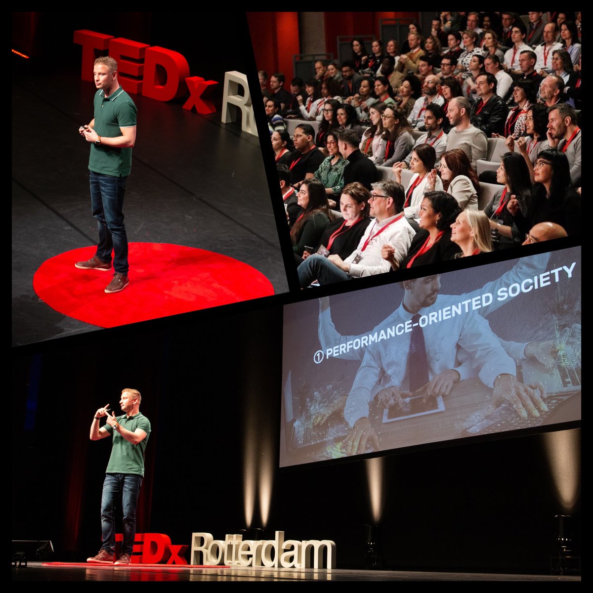 About last week <a href="/TEDxRotterdam/">TEDxRotterdam</a> 🔥
Still thrilled &amp; humbled for this amazing experience 🤗 Video online soon! 
📸 @milosrakovicfoto