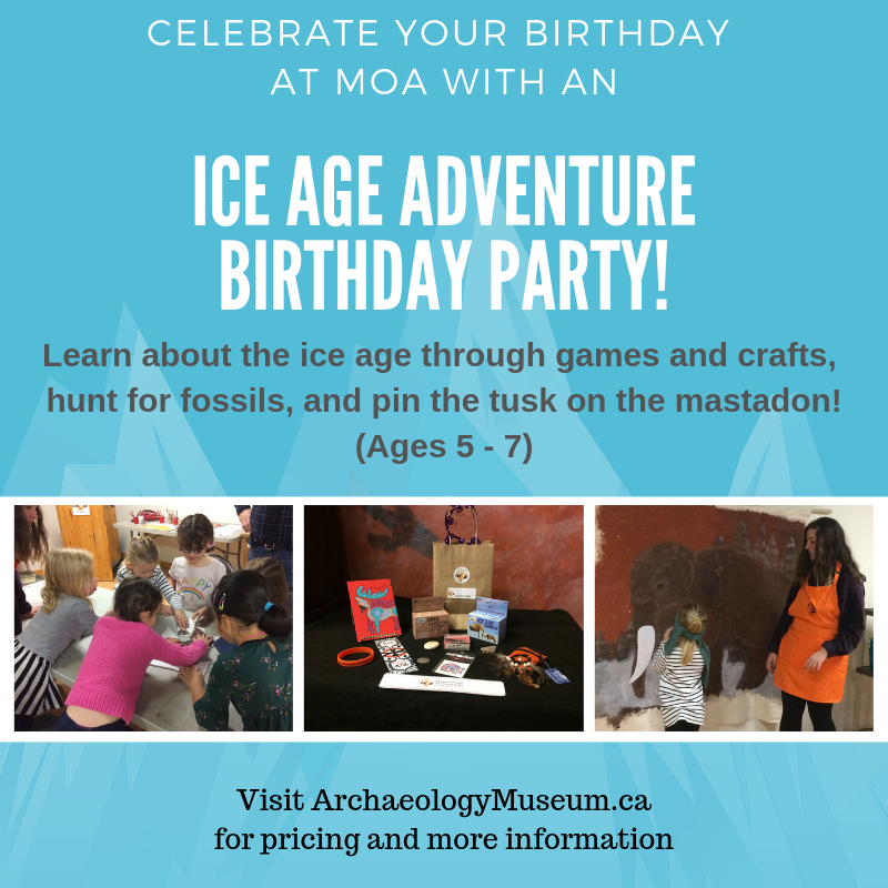 MuseOntArch's tweet photo. #BirthdayParty #OntarioMuseums #IceAgeAdventure #LdnOnt https://t.co/A1N7G5GeF9