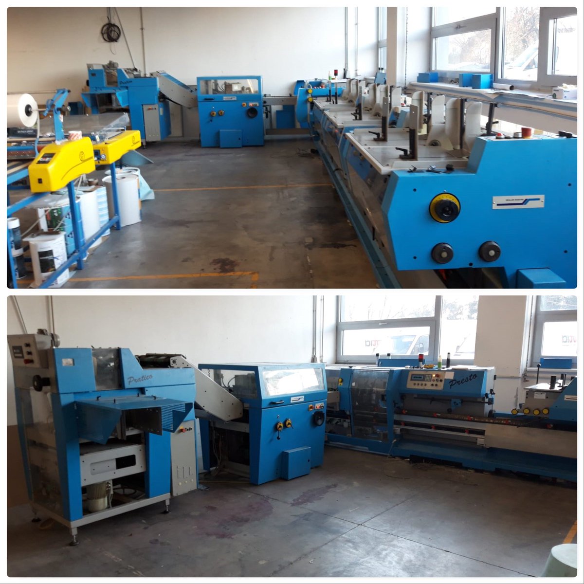 AribasPrinting's tweet photo. Another Müller Martini Saddle-Stitcher Presto 1997 including suitable stacking machine Pratico dismantled, packed, delivered and installed at Bittner Print s.r.o. in Bratislava
#bittnerprint #müllermartini #muellermartini #sammelhefter #saddlestitcher #postpress #usedpostpress https://t.co/PlzVg9kJq8